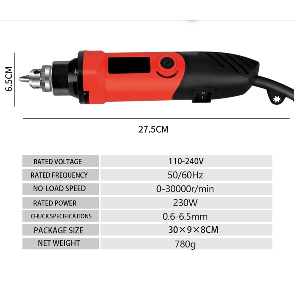 Hochleistungs-Geschwindigkeitsregulierendes Schleifen, elektromechanische Schleifmaschine, elektrische Jadegravurmaschine, handgehaltener multifunktionaler Po