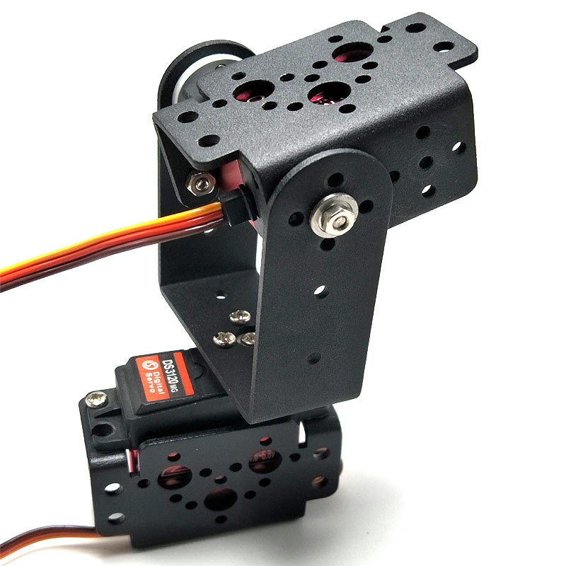 MG996 2 DOF Obrotowy manipulator robota Zestaw mechanicznego gimbala ze stopu metali dla robota Arduino z programowalnym zestawem do samodzielnego montażu Ps2 Control