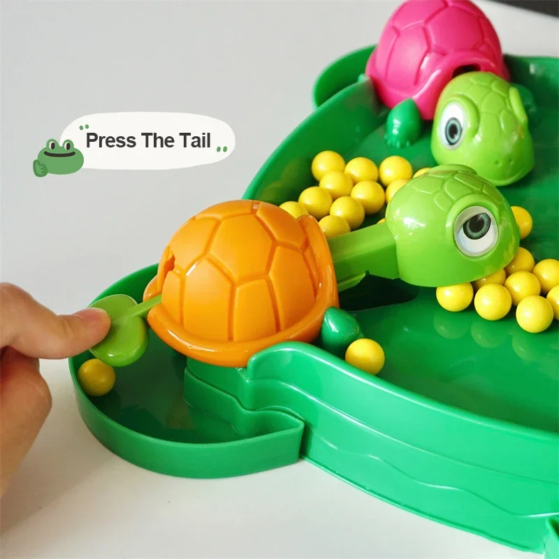 เด็กเดสก์ท็อปเกมการแข่งขันเต่ากินถั่วปลอดภัย Parent-Child Interaction Entertainment เกมการศึกษาบรรเทาความเครียดของเล่น