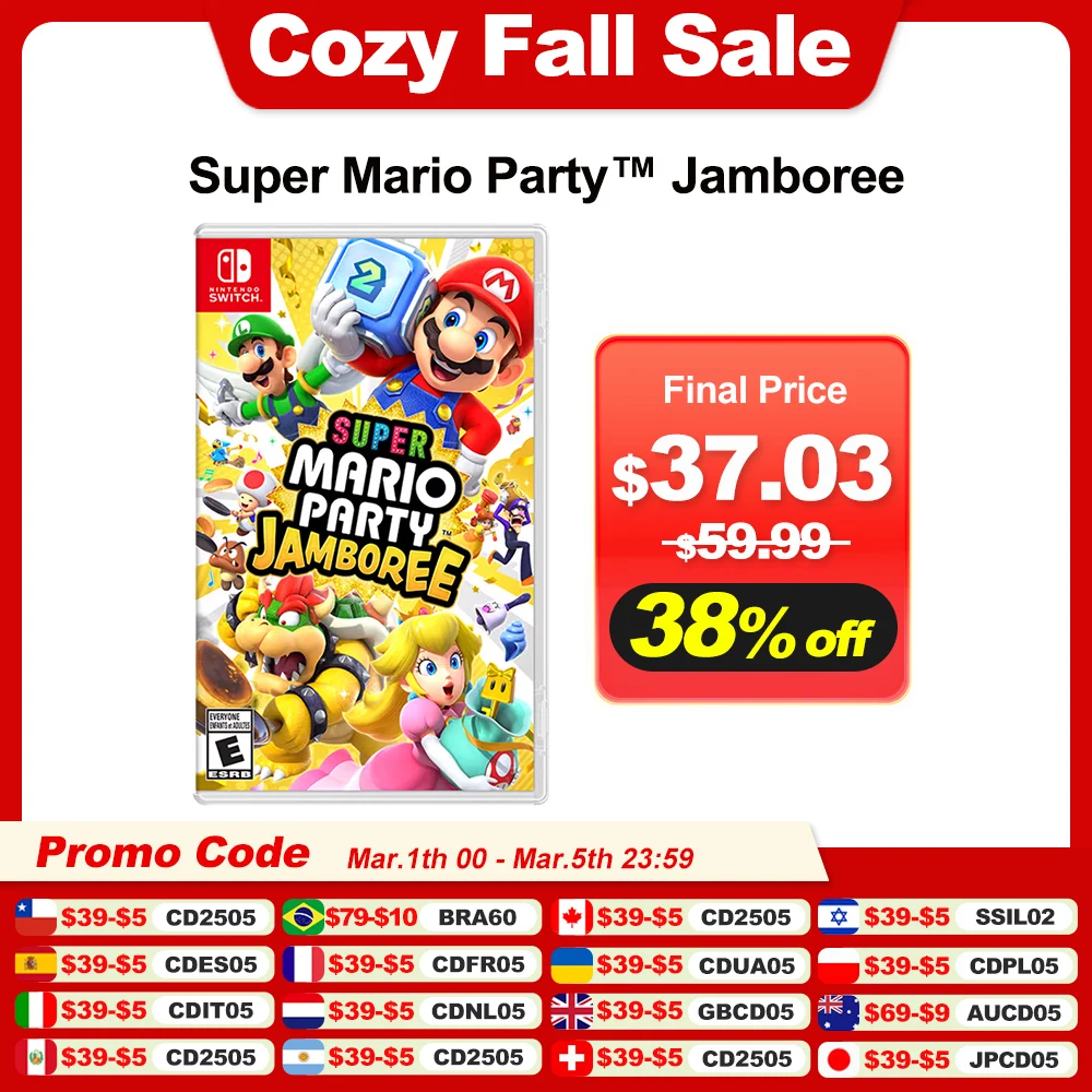 Nintendo Switch用のスーパーマリオの黒いボードゲーム,Nintendo Switch用の黒いボードゲーム,100% の物理カード,新しい100%