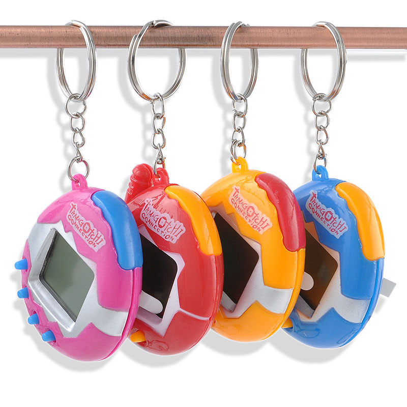 เด็กใหม่ปีของขวัญสร้างสรรค์สัตว์เลี้ยงอิเล็กทรอนิกส์เกม Tamagotchi ของเล่นเสมือนสัตว์เลี้ยงของเล่นอิเล็กทรอนิกส์ MINI Key CHAIN ของขวัญเด็ก
