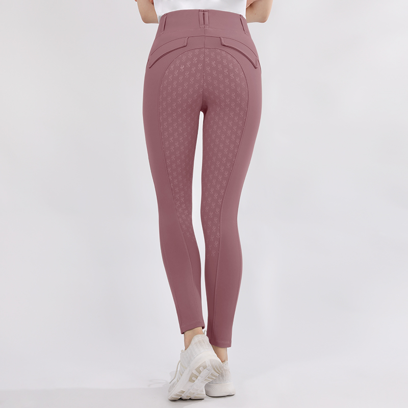 Collants d'équitation de compétition de siège complet occidental pour femmes, culotte d'équitation à poche, pantalons d'équitation, leggings équestres