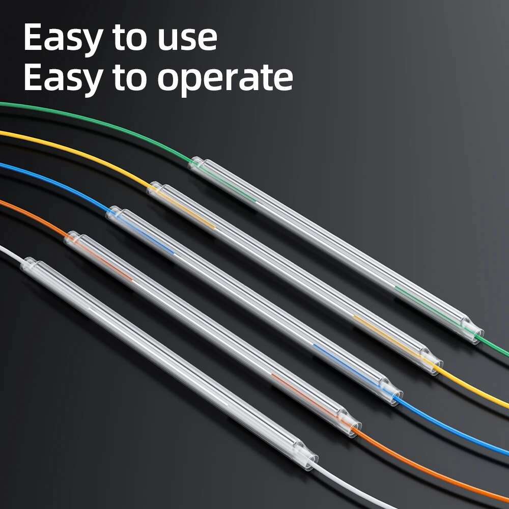 熱収縮チューブ 40 ミリメートル 45 ミリメートル 60 ミリメートル 1pin 2pin スムーズ光ファイバースプライスプロテクター Tubo ケーブル熱収縮チューブプロテクタースリーブ