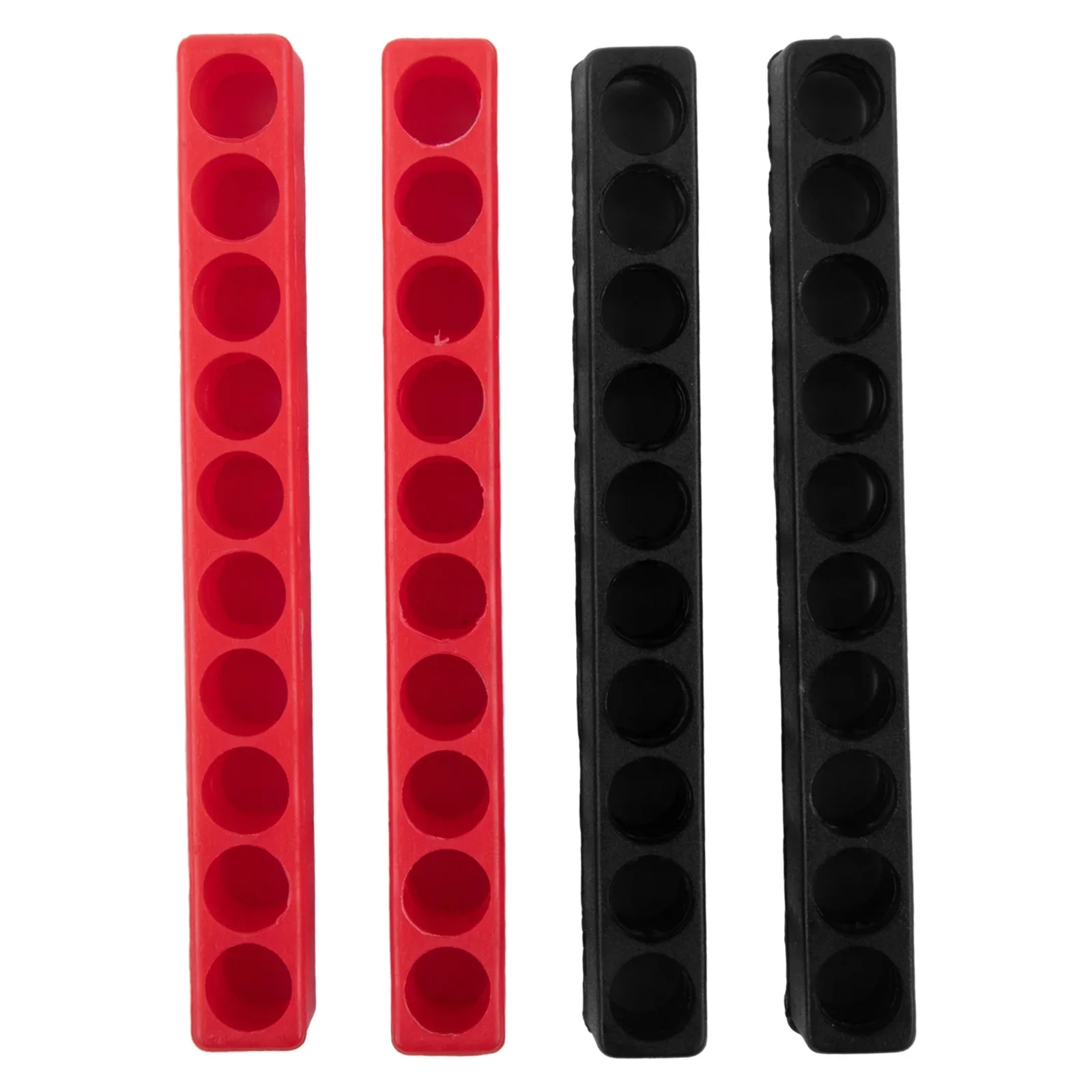 4 Stuks Bithouder 10 Gat 1/4 Houder Schroevendraaier Opbergdoos Hex Shank Schroevendraaier Plastic Schroevendraaier Opslag Schroevendraaier Bit