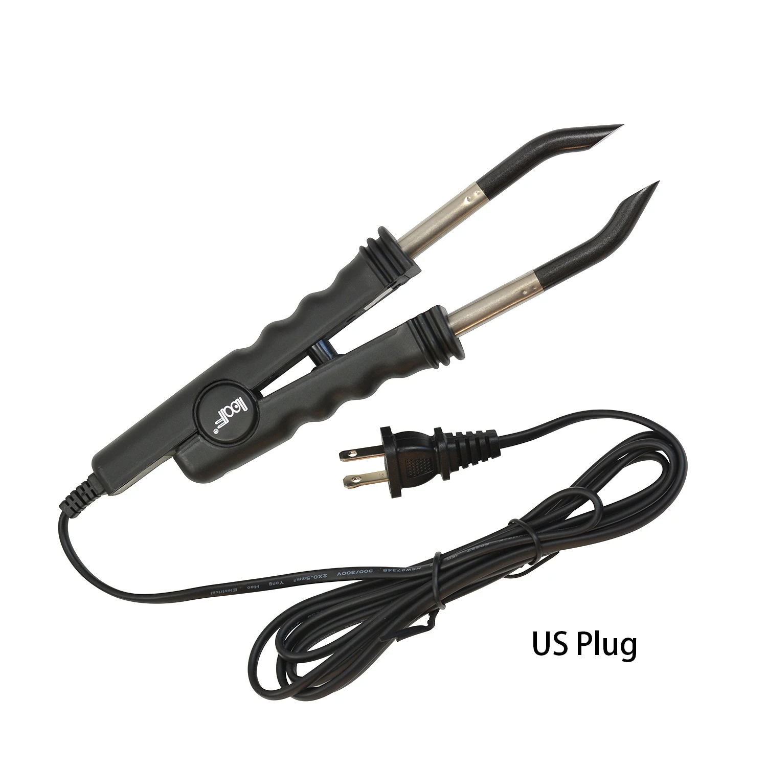 Conector de hierro para extensión de cabello, extensión de cabello de fusión, herramienta de salón de unión de queratina, conector de calor de temperatura constante