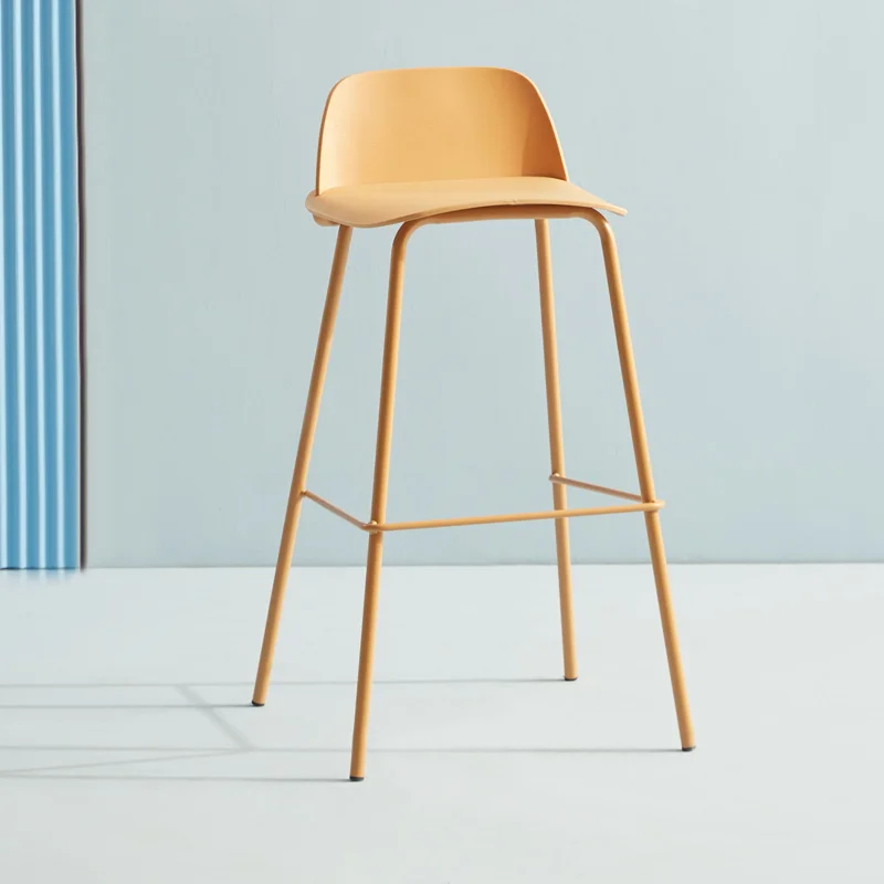 แผนกต้อนรับยืนเก้าอี้บาร์สูงหรูหราเคาน์เตอร์Designerเก้าอี้บาร์Ergonomic Nordic Taburete Cocinaร้านกาแฟเฟอร์นิเจอร์
