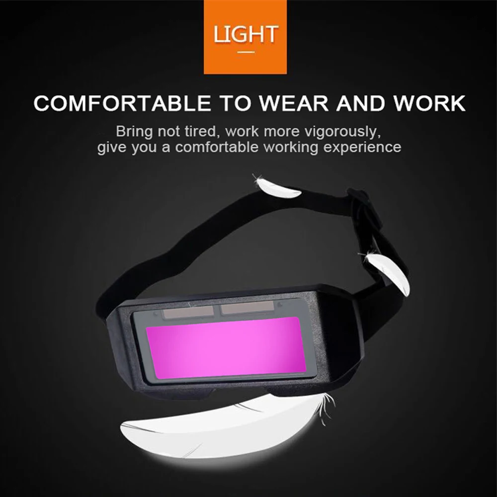 Gafas de soldadura con oscurecimiento automático, gafas de soldadura de arco de argón antideslumbrantes, gafas de protección ocular de seguridad para soldador, herramientas