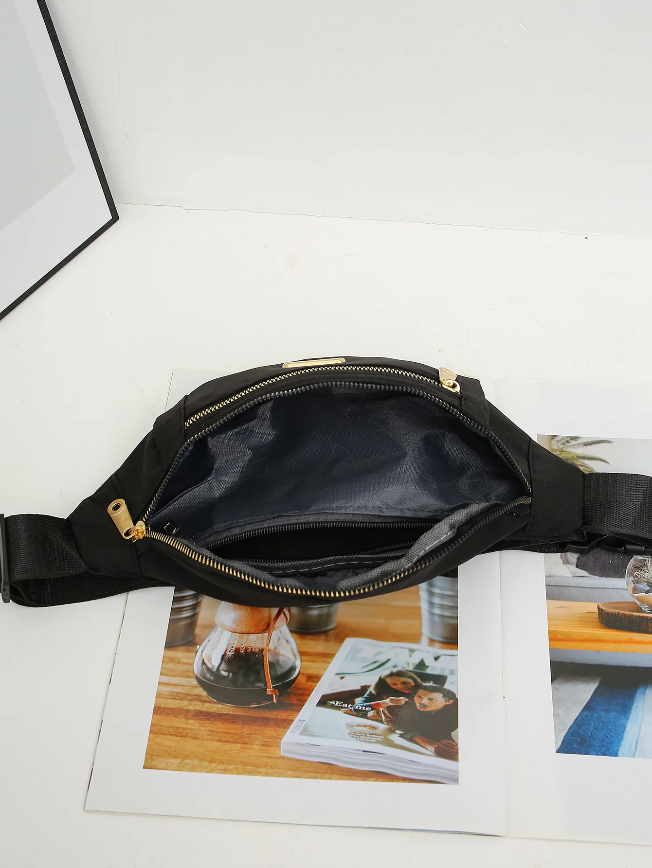 Marsupio da donna, marsupio impermeabile con tracolla regolabile per viaggi, sport, corsa