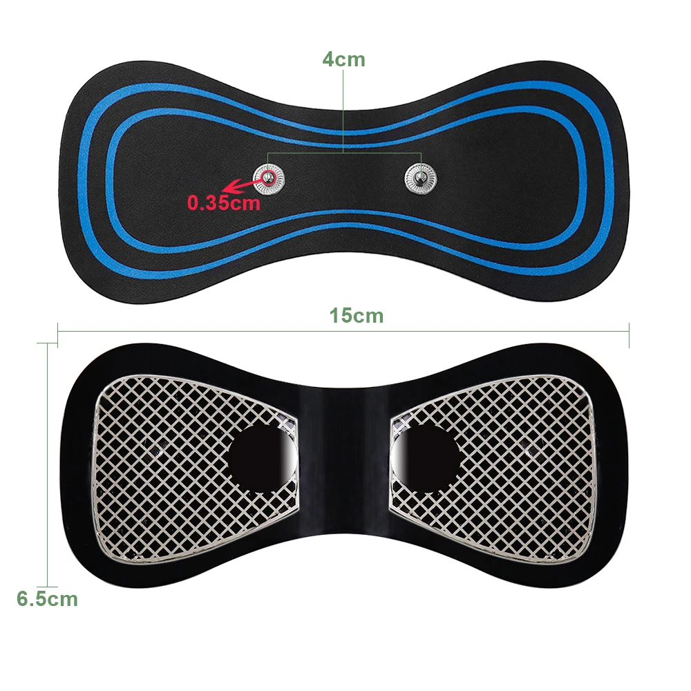 10/20 Stuks EMS Nekmassage Patch Vervanging Trainer Hip Exerciser Afslanken Tientallen Body Massager Gel Pads Spierstimulator sticker