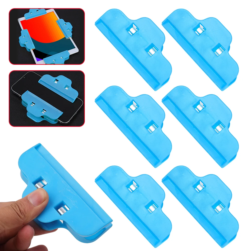 10/5/1PCS อัพเกรดโทรศัพท์มือถือ Fixing CLAMP พลาสติก FIXTURE คลิปยึดแบบปรับได้สําหรับ IPhone IPad หน้าจอ LCD ซ่อมเครื่องมือ