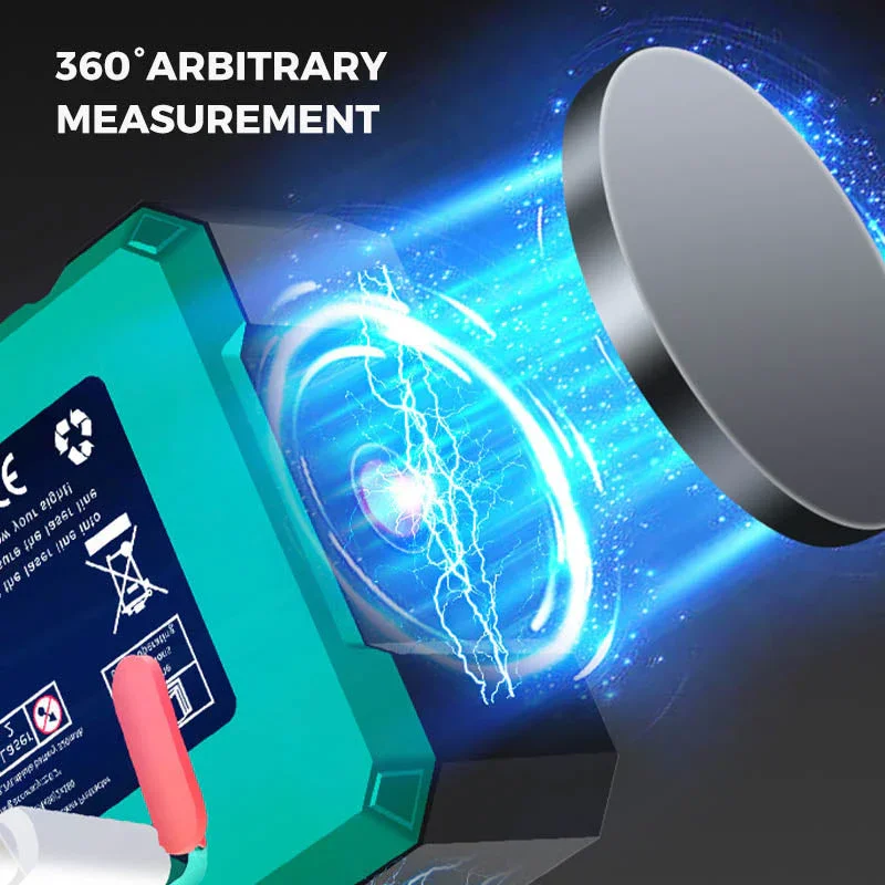 Magnetic Digital Angle Finder with Electronic Laser Gauge Protractor Inclinometer Level Magnets Level Ruler Angle Slope 0-90°