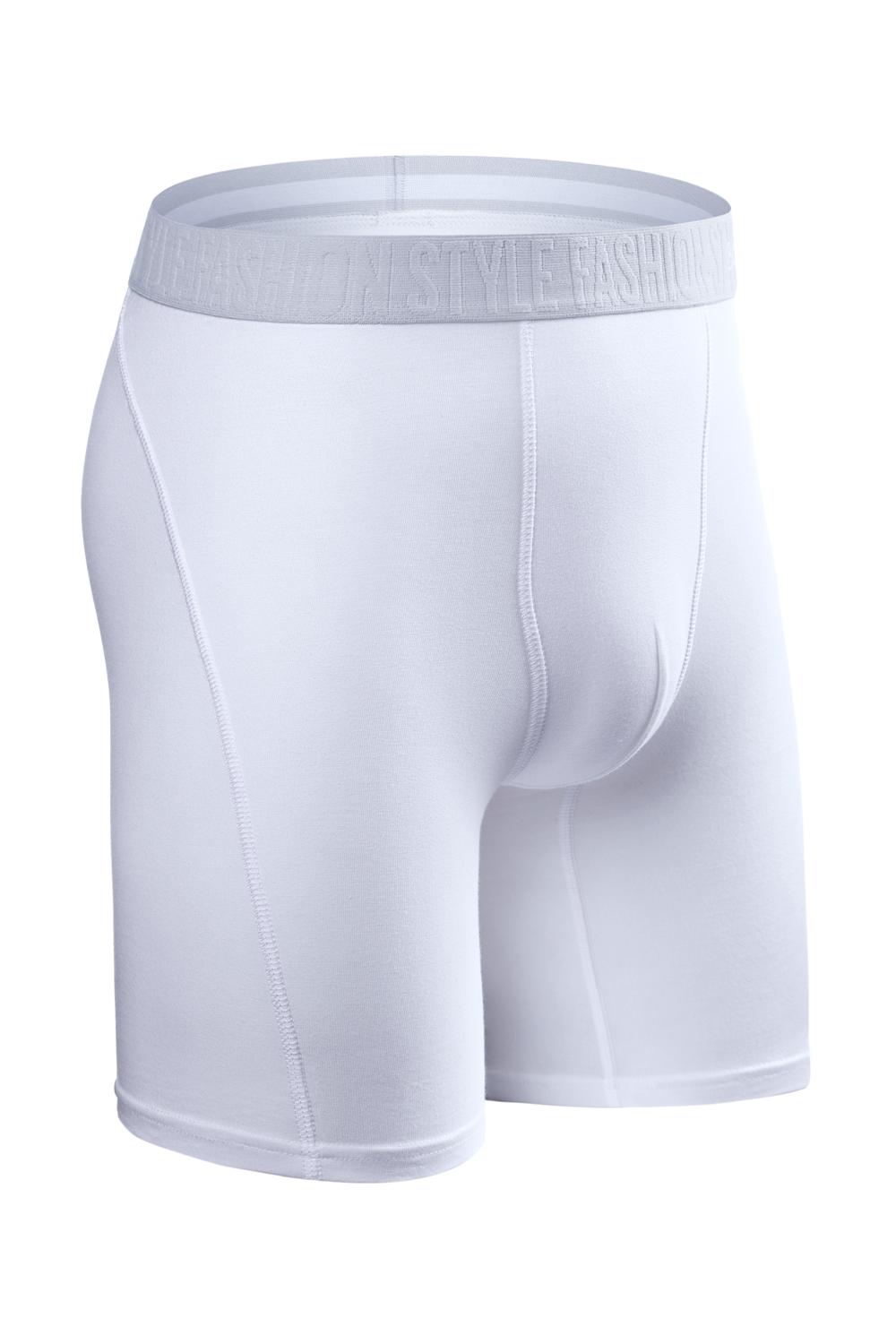 BONITOS Boxer para hombre, Boxer de pierna larga, ropa interior para hombre, calzoncillos Erkek de algodón Natural, Boxer Sexy, pantalones cortos, ropa interior de marca superior suave