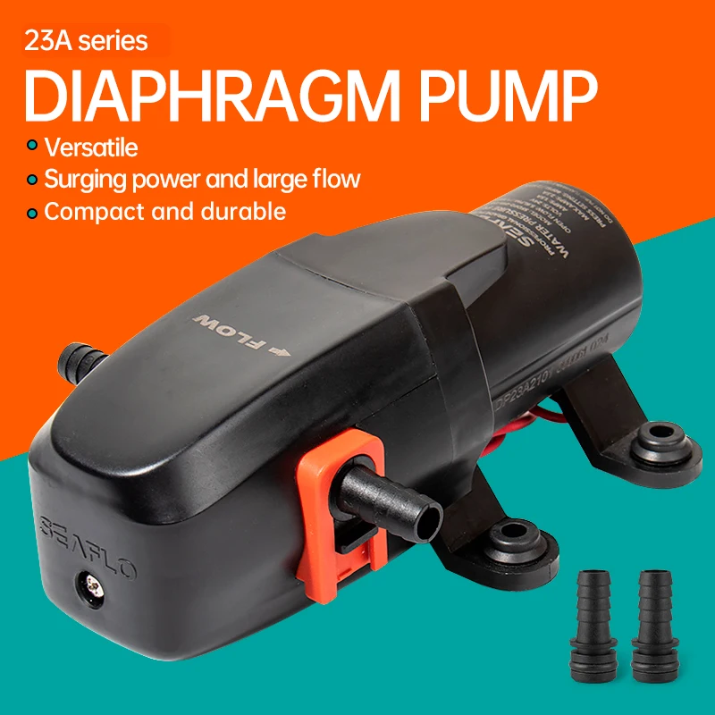 40Psi 12V Zeewaterpomp Diafragma Zelfaanzuigende Pomp Boot Accessoires Douches Toiletten Water Overdracht Motor Voor Rv Caravan