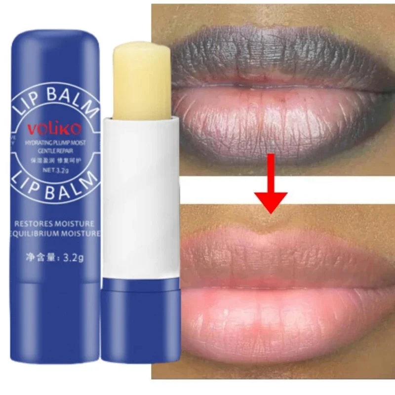 Lip Balm Whitening Remove Dark Lighten Melanin Lip Mask Fade Lip Line Brighten Exfoliating Moisturize Dead Skin Repair Lip Care
