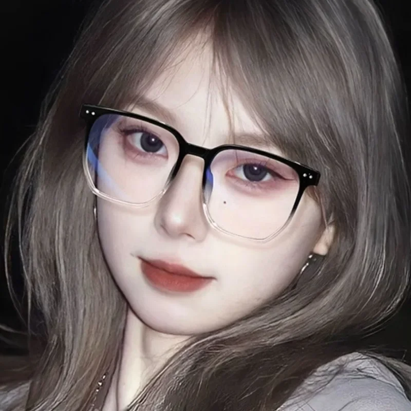 Fashion Anti Blue Light Glasses Men Computer Women Eyeglass Fashion Optical Plain Frame Spectacles Transparent Blocking Glasses