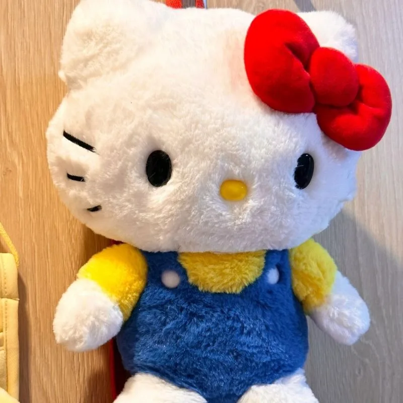 MBTI Hello Kitty mochila para mujer muñeca de felpa Linda moda japonesa pequeña monedero de lujo diseñador 2024 mochila nueva Kawaii para mujer