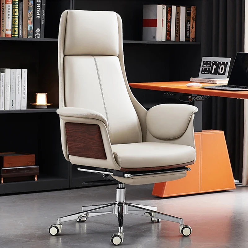 Cadeira gamer de couro para jogos, poltrona relaxante, estilo nórdico, para escritório, computador, maquiagem, sillon ajustável, móveis de escritório