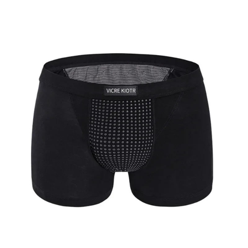 L-6XL 2023 nueva ropa interior fisiológica para hombres calzoncillos de aumento Boxer de salud pantalones cortos turmalina terapia magnética de próstata