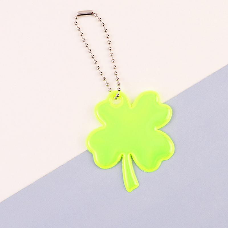 10pcs Reflective Backpack Pendant Waterproof Safety Reflector Pendant Lightweight Bag Ornament Safety Key Chain