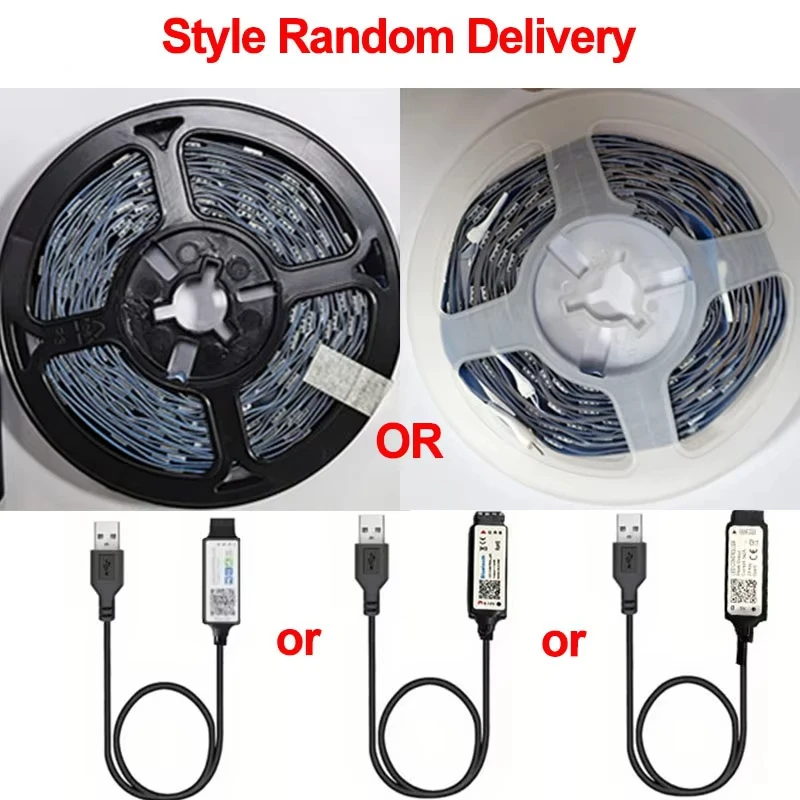 SMD RGB 5050 USB LEDストリップライト テレビ デスクトップスクリーンバックライト 色変更可能 寝室装飾 Bluetooth LEDランプ DIY照明