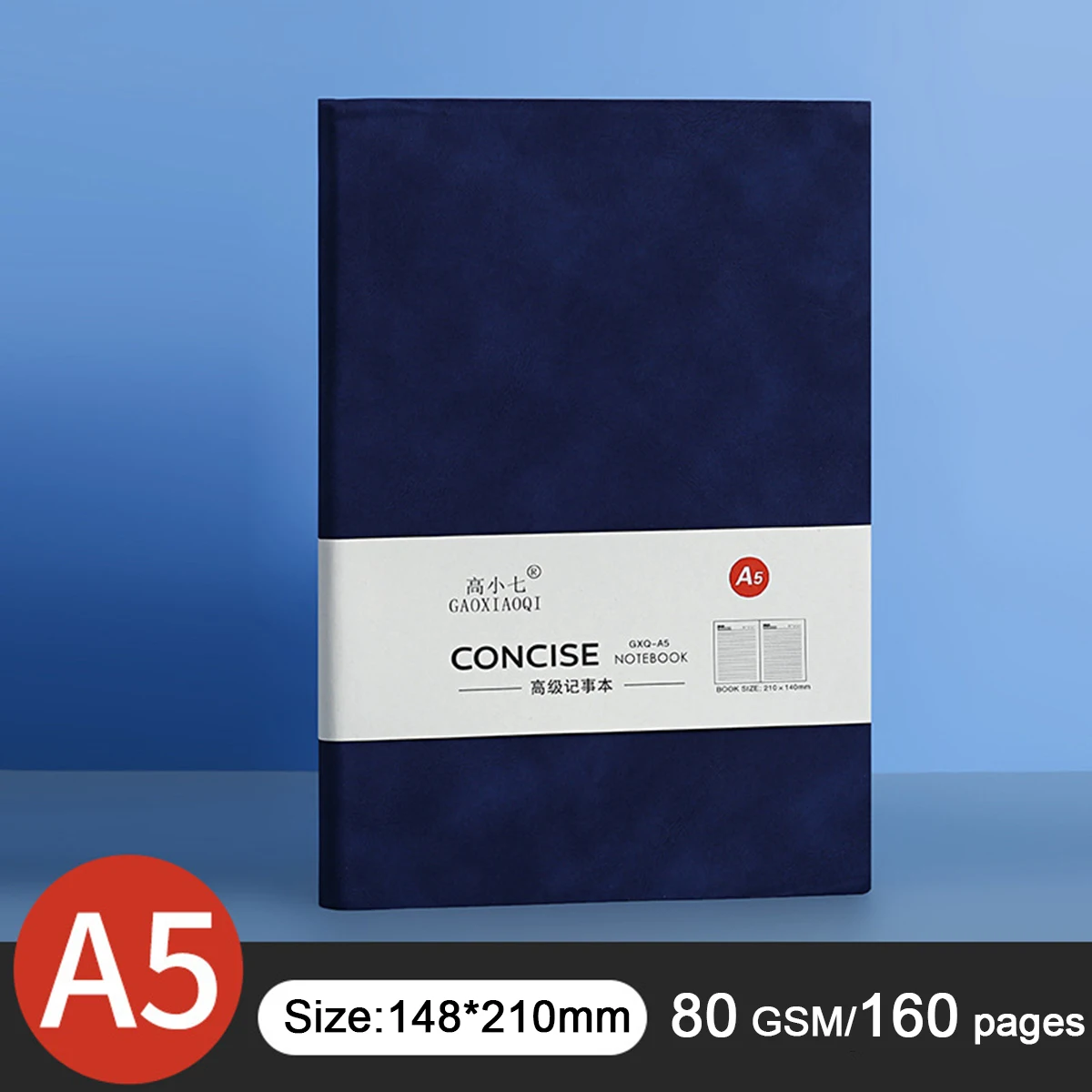 A5 Retro Notebook Leder Abdeckung Verdickt Business Weiche Nachahmung Schaffell Notizblock Business Büro Schule Schreibwaren