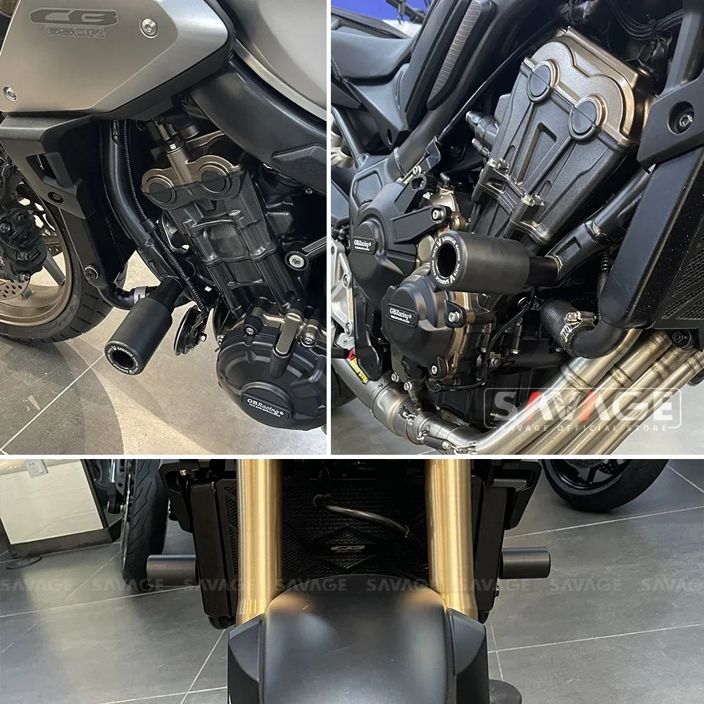 For HONDA CB650R Frame Slider Crash Protector CB 650R 650 R 2019-2025 Motorcycle Fork Axle Slider Engine Crash Pad Protection