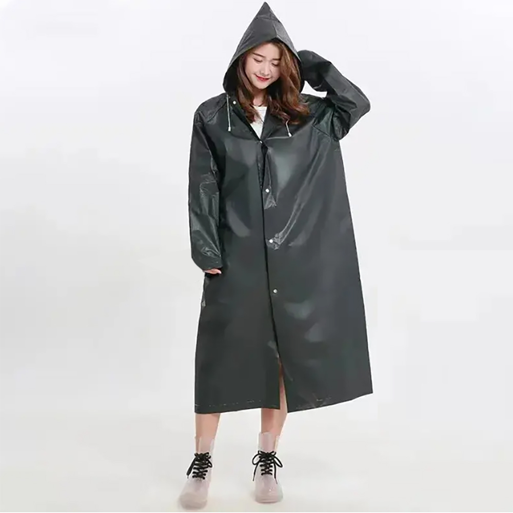 Одноразовые портативные плащи из ЭВА для взрослых, многоразовые дождевые пончо, уличные мотоциклетные велосипедные пешие прогулки, легкие плащи