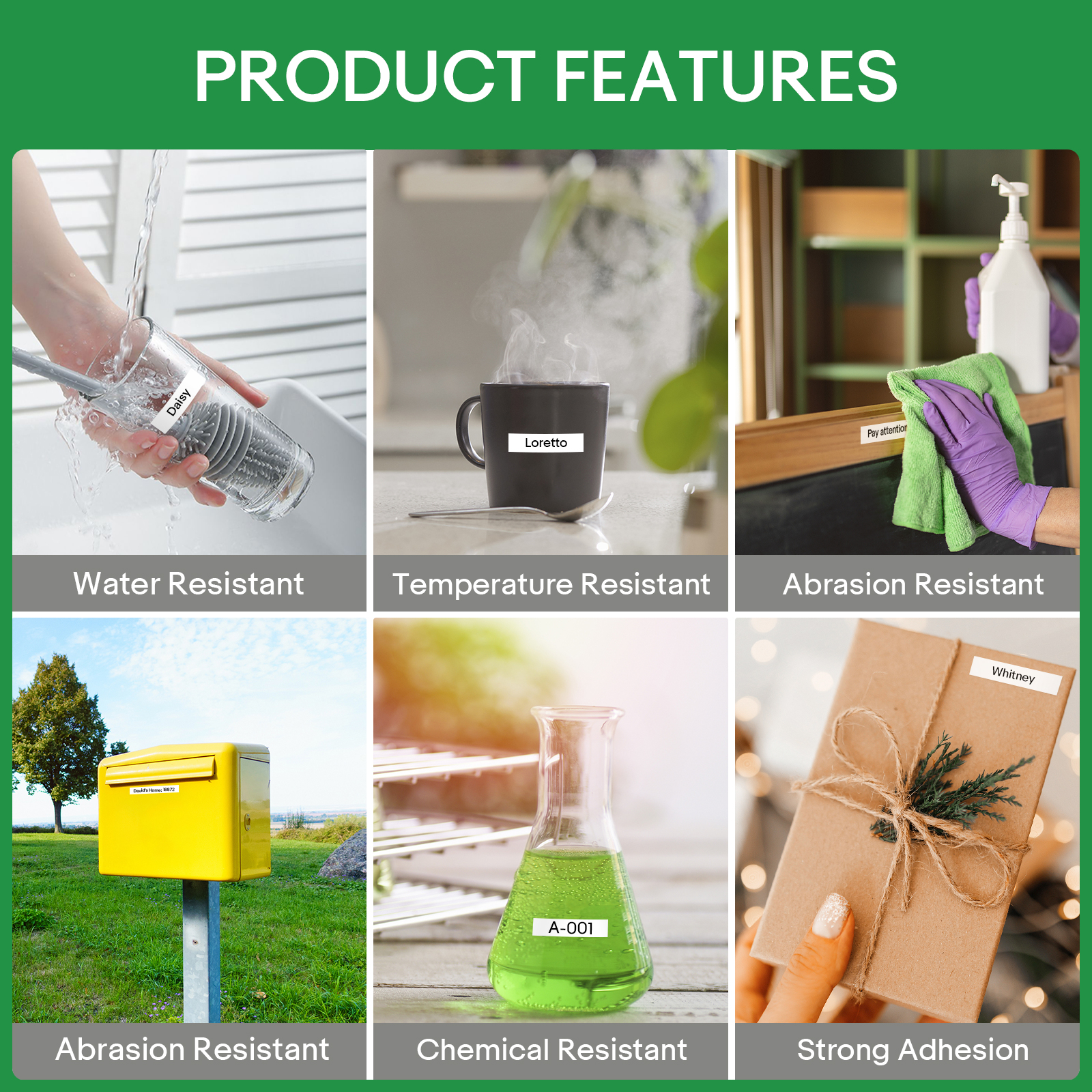 1Pcs 231 TZ เทปสำหรับ Brother เทปฉลาก6มม./9มม./12มม.631 221 241 251ฉลากริบบิ้นสำหรับ Ptouch Label Maker PTH110 PT