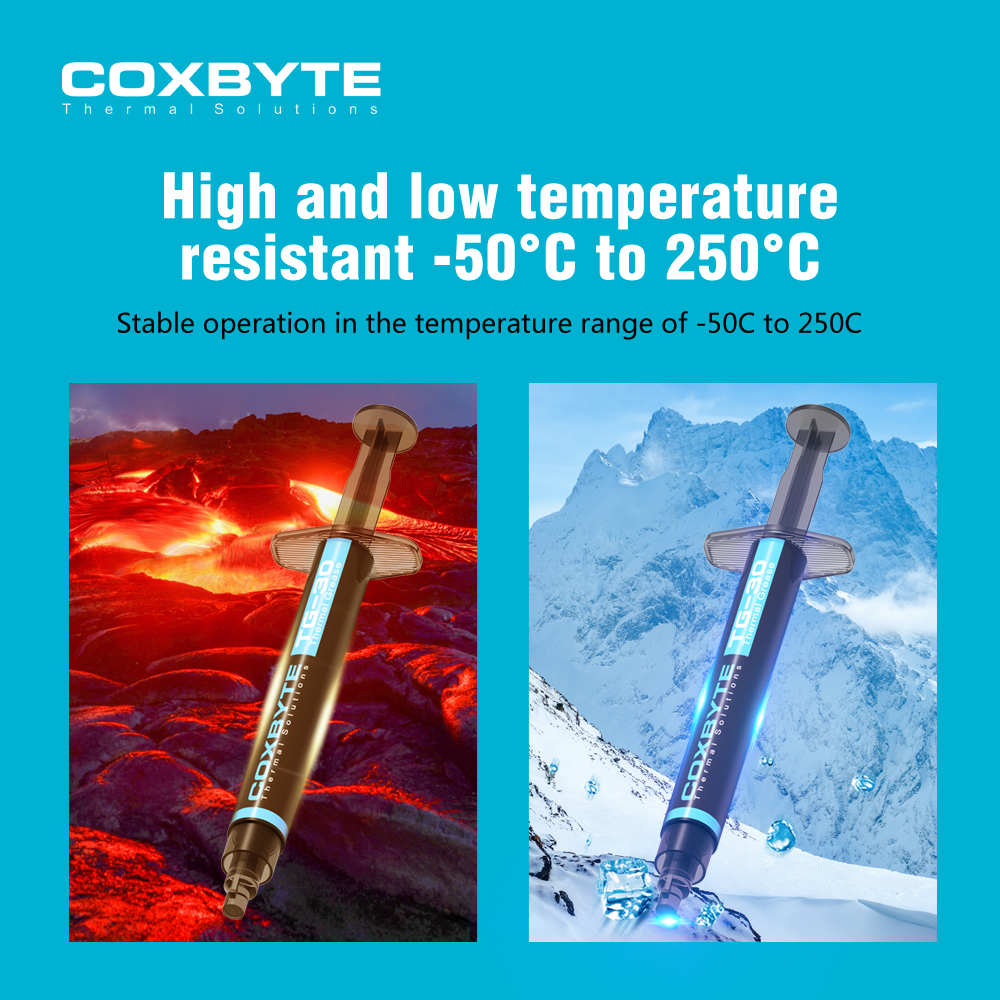 17.5W/mk Coxbyte Thermal Paste Grease for AMD Intel Processor CPU Cooler Computer Cooling Fan VGA GPU Compound Heatsink Plaster
