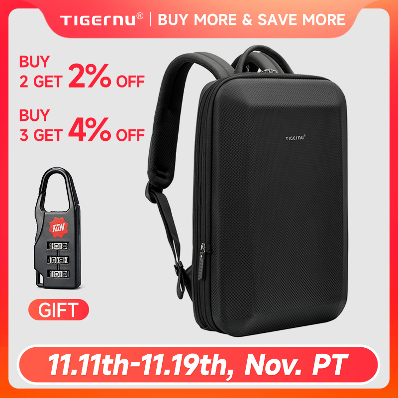 Tigernu мужской рюкзак 15,6 17 дюймов рюкзаки для ноутбука сумка тонкий рюкзак противоугонная сумка мужской дорожный рюкзак школьный рюкзак бизнес