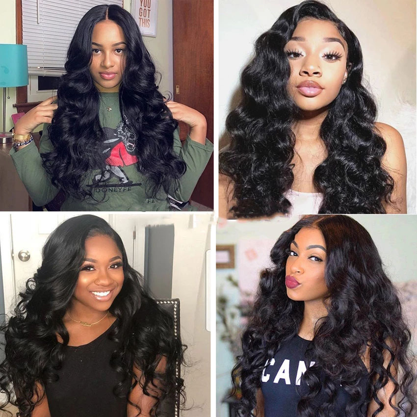 Peruvianヘアウィーブ、人間の髪の毛のバンドル、二重横糸、バージンヘアエクステンション、ルーズウェーブ、染色と漂白が可能、12a、10-30インチ