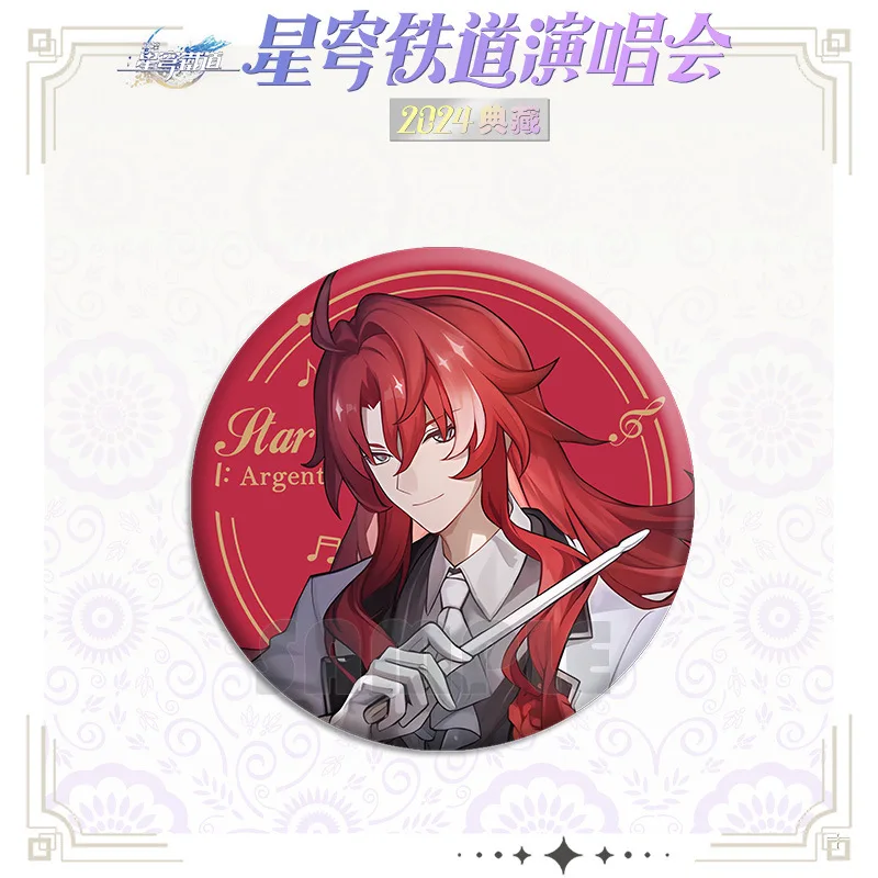 เกม Honkai Star Rail เข็มกลัด Pins อะนิเมะ Badge คอสเพลย์ Aventurine Robin Argenti Jingliu Kafka กระเป๋าอุปกรณ์ตกแต่งของขวัญ