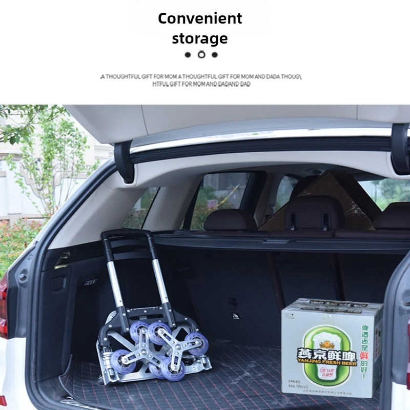 Climbing stairs, hand pulled carts, transporting goods, small trailers, folding handcarts, small carts, travel carts, pull carts
