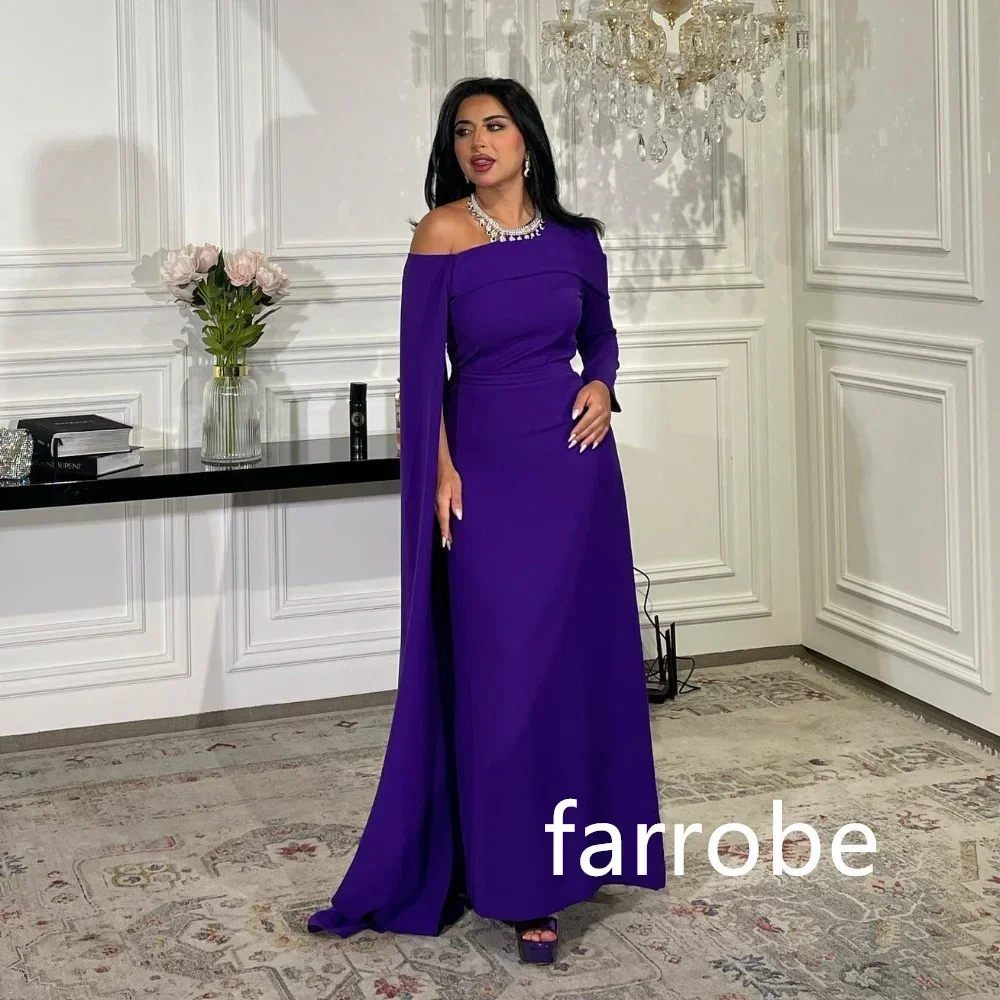 ที่กําหนดเองอย่างเป็นทางการ JERSEY Pleat A-Line Off-The-Shoulder MIDI ชุดเดรสพรหมคลาสสิกประณีตสไตล์โมเดิร์น Pastrol จีน