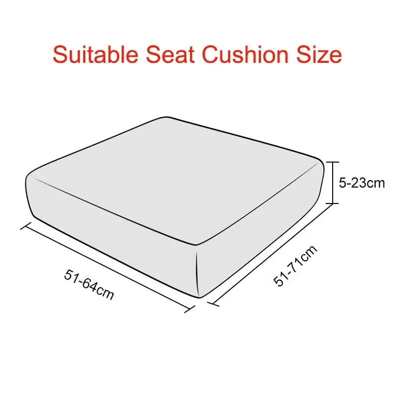 Funda para cojín de asiento de sofá Polar de 1, 2, 3 plazas, funda elástica para asientos de sillón, Protector de cojín antisuciedad, fundas de asiento