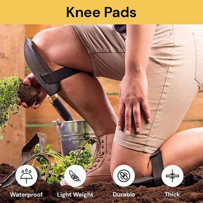 Knee Protection Pad EVA Foam Tile Mud Workers Knee Paste Waterproof Non-slip Ergonomic Knee Pads for Floor/Brick/Garden Work
