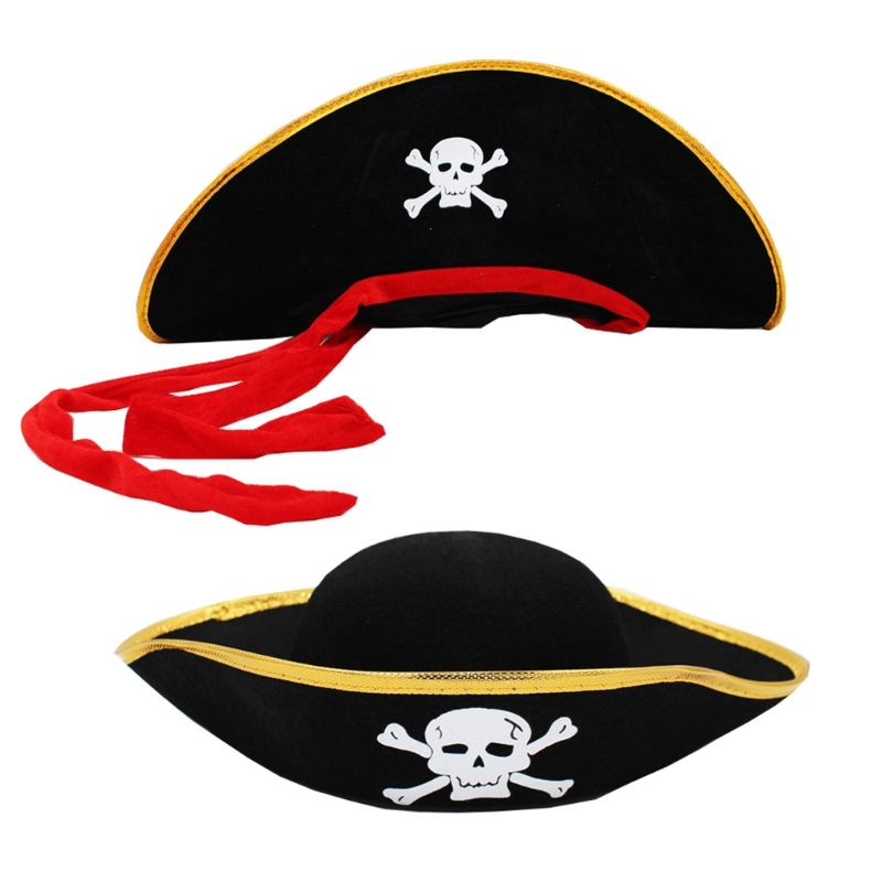 Halloween Tricorn Mũ Đảng Tiệc Hóa Trang Cosplay Phụ Kiện