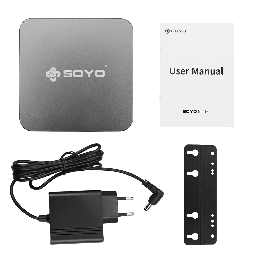 SOYO M4 Air Mini PC Intel Alder Lake N95 Windows 11 Mini ordenador para juegos 8GB DDR4 256GB SSD PCIe M.2 WiFi5 BT4.2 computadora de escritorio