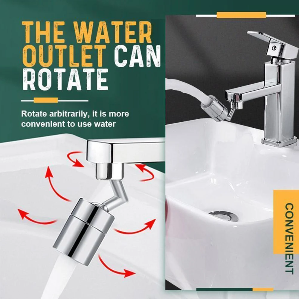 720 Rotatable Tap Aerator Splash-proof ก๊อกน้ํา Sprayer หัวน้ําพลาสติก Splash Tap Head อ่างล้างหน้า Tap Extender Adapter