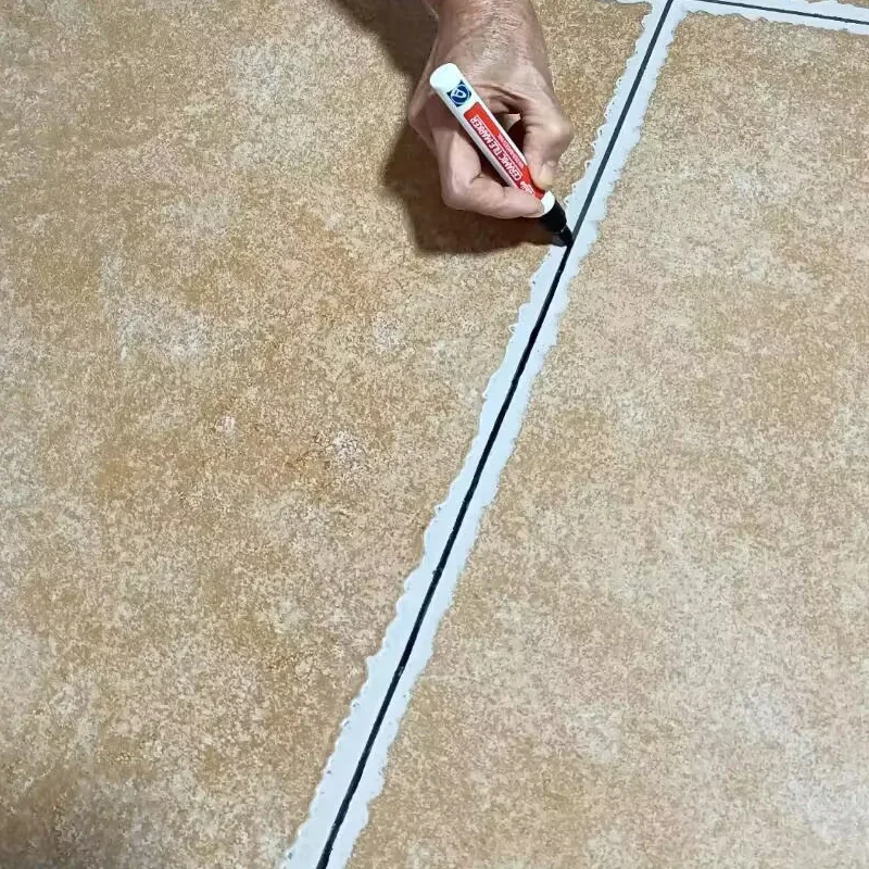 Pennarello per piastrelle impermeabile, penna per malta, per pavimento, bagno, cucina, WC, riparazione cuciture per pareti, nero, bianco, oro, argento, beige
