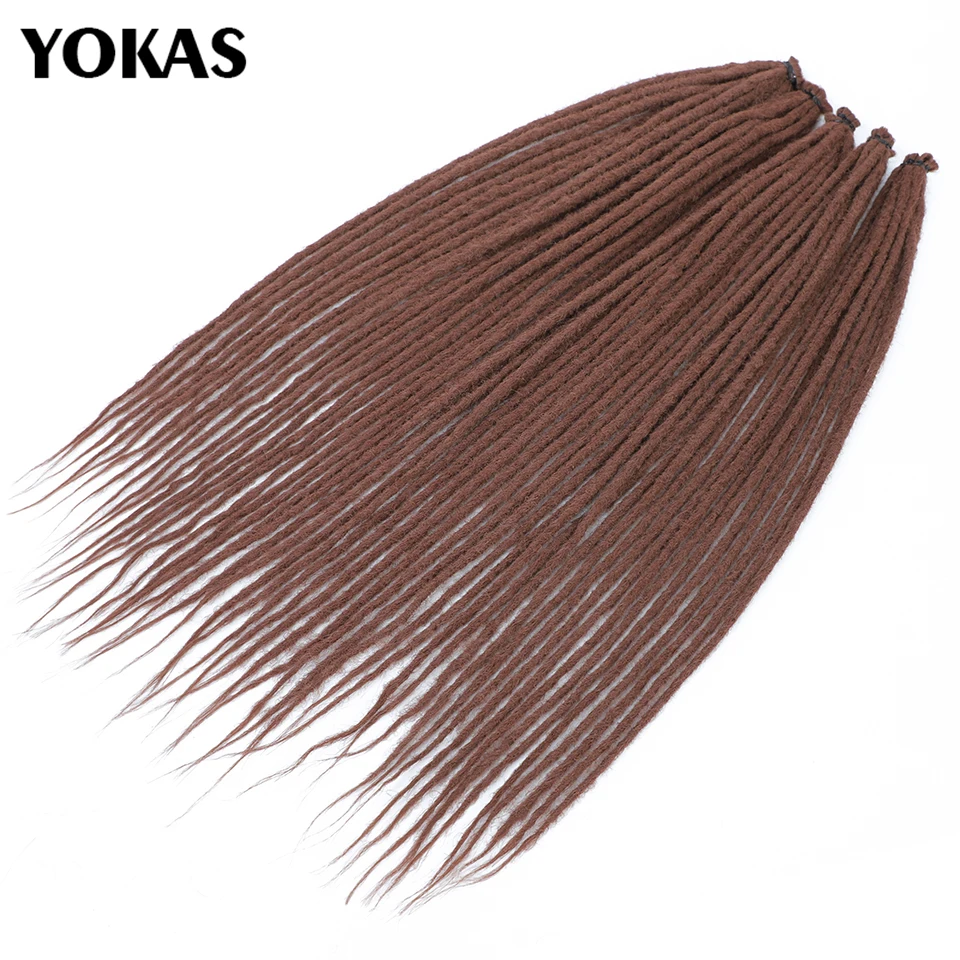 Dreadlock Phần Mở Rộng Vòng Tay Móc Tóc Tổng Hợp 24 36 Inch Oai Nối Dài Móc Bím Tóc Cho Nữ Móng Gẩy Dày Tóc YOKAS