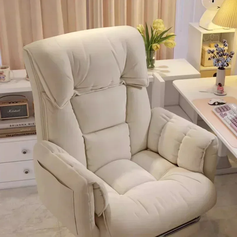 ผ่อนคลายเก้าอี้โต๊ะล้อเก้าอี้สํานักงานคอมพิวเตอร์หมุนสบาย Gamer หมุน Lazy Chaise De Bureaux หรูหราเฟอร์นิเจอร์