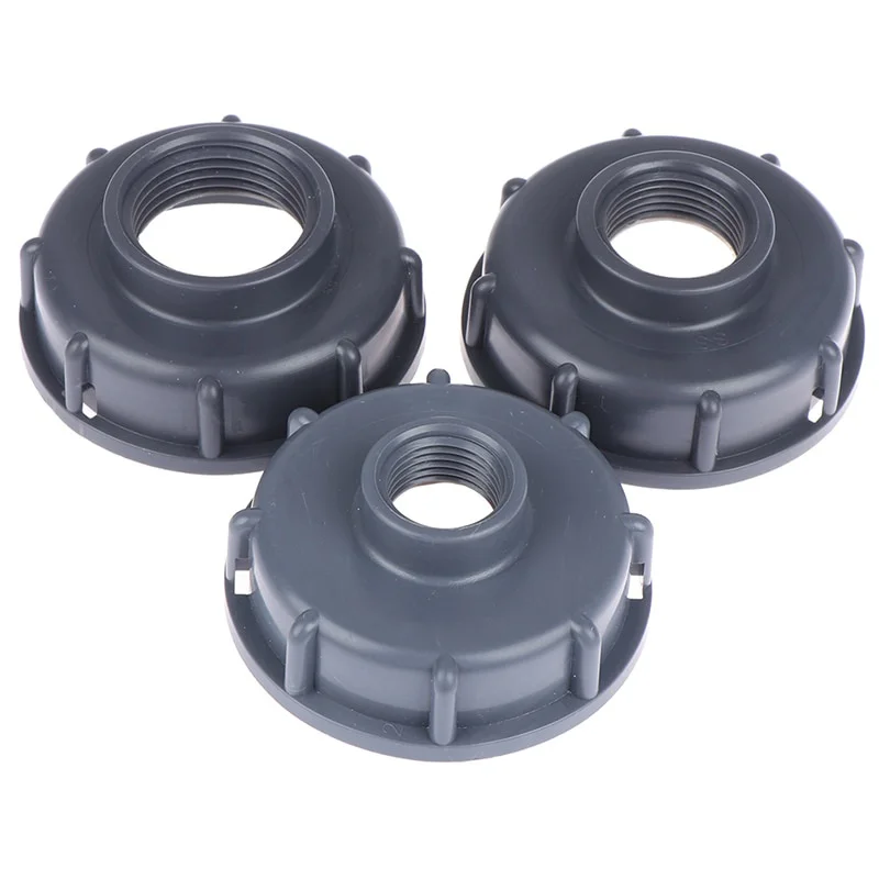 1Pc Durable Ibc Tank Adapt S60X6 Coarse Threaded Cap 60mm Female Thread To 1/2 ", 3/4", 1 "Adapter Connector