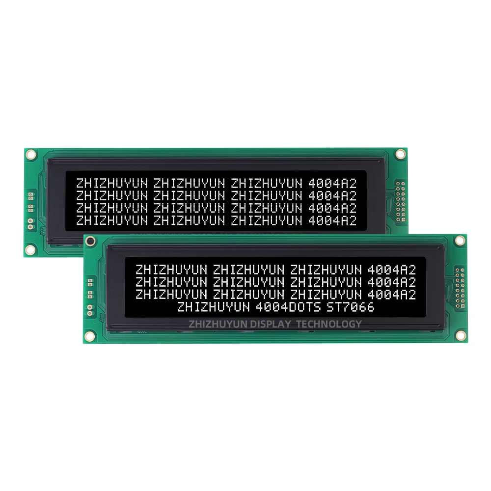 Película verde amarilla 40X4 4004 4004A2 módulo LCD de caracteres pantalla LCM puerto paralelo SPLC780D HD44780 con retroiluminación LED