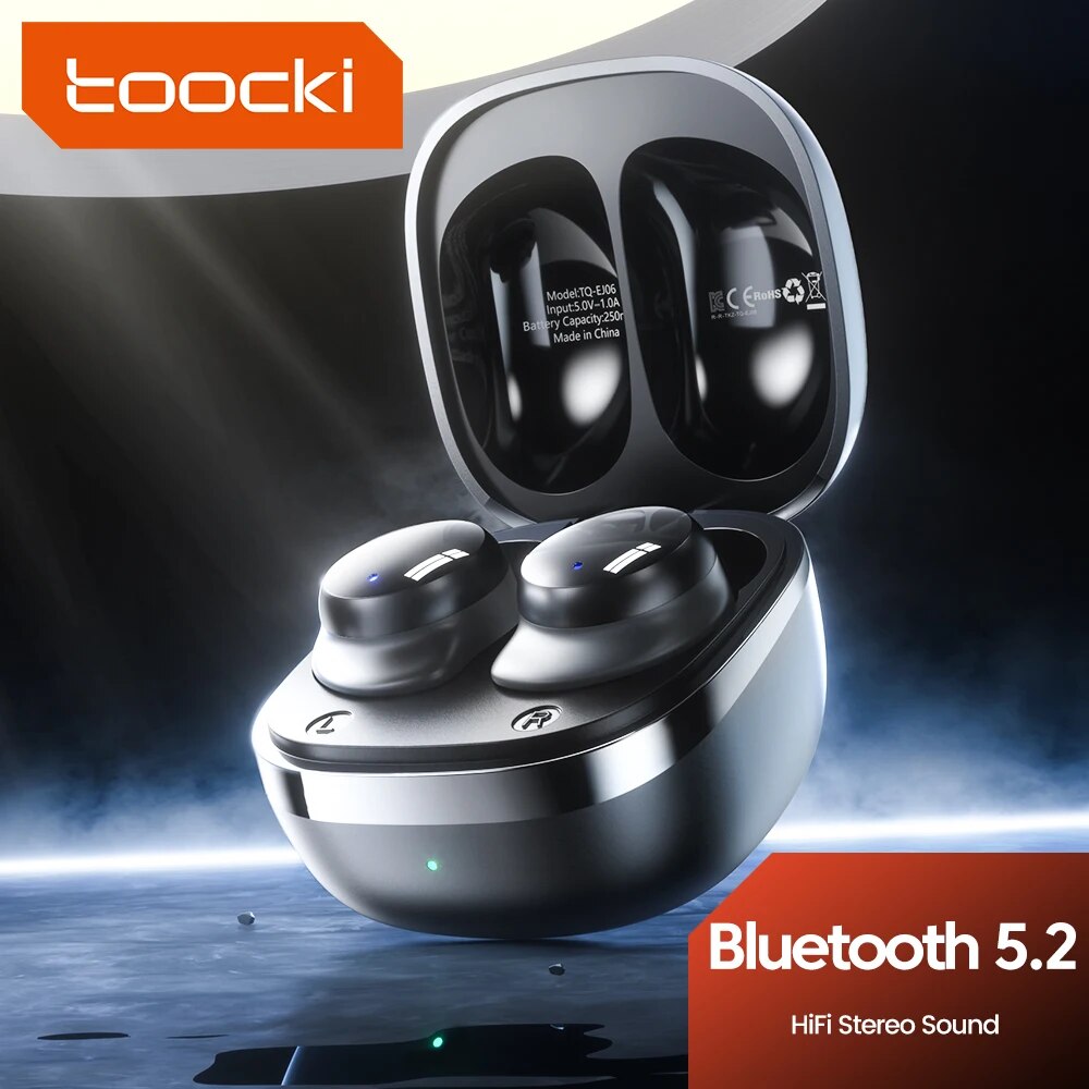 Toocki tws Bluetooth-Kopfhörer bt5.0 HiFi-Stereo wasserdicht Sport drahtlose Kopfhörer Gaming-Ohrhörer Headset für Xiaomi Huawei