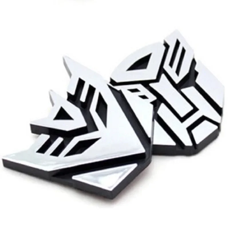 Auto 3D Auto Aufkleber Transformator Abzeichen Decepticon Emblem Schwanz Aufkleber Coole Autobots Auto Styling Motorrad Auto Zubehör