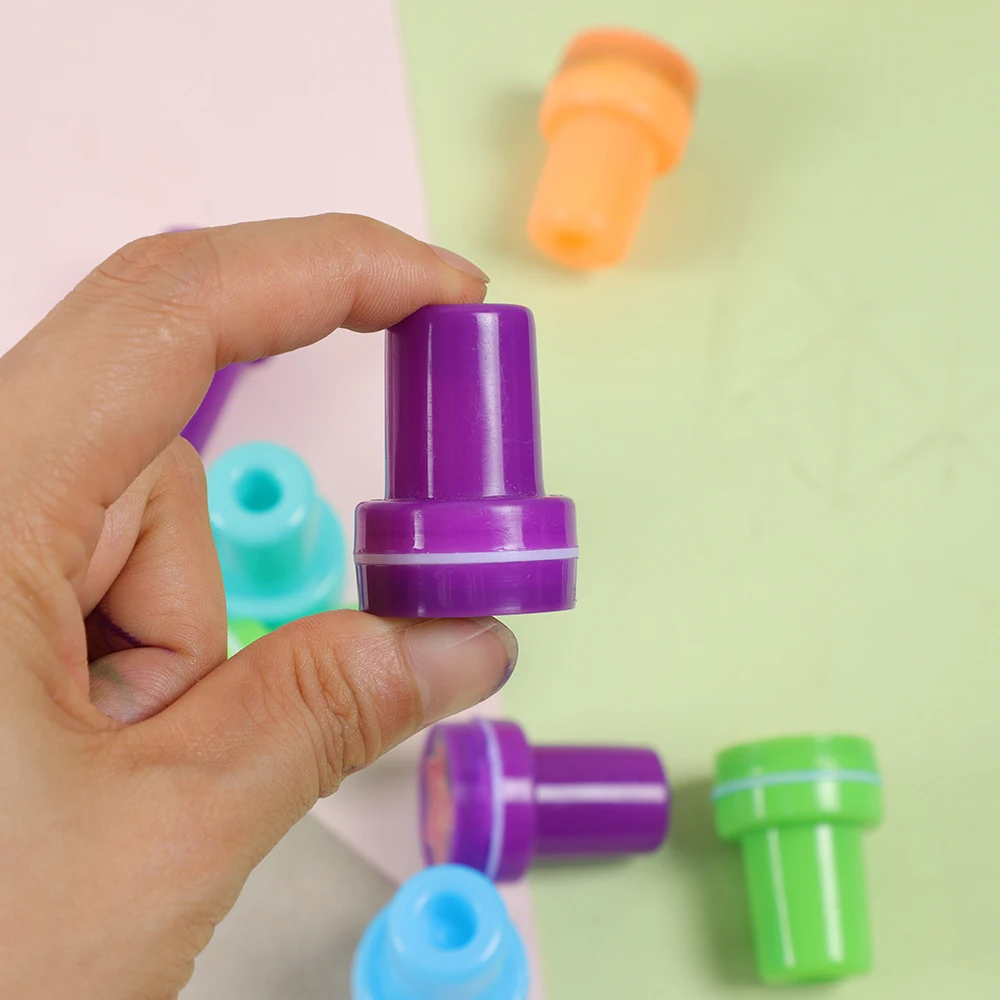 5-50Pcs Assorted แสตมป์เด็ก Self แสตมป์เด็กของเล่นแสตมป์ยิ้ม Face Seal สมุดภาพ DIY ภาพวาดตกแต่ง