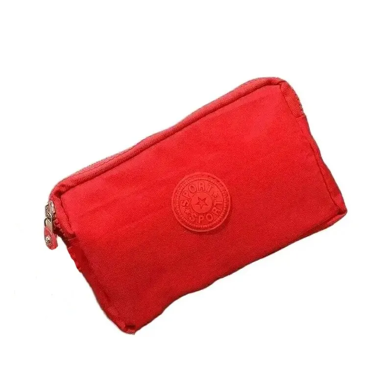 Portefeuille rétro à trois fermetures éclair de grande capacité, sac à main pour téléphone Portable, pince à billets pour étudiant, sacs de rangement simples portables à la mode pour femmes