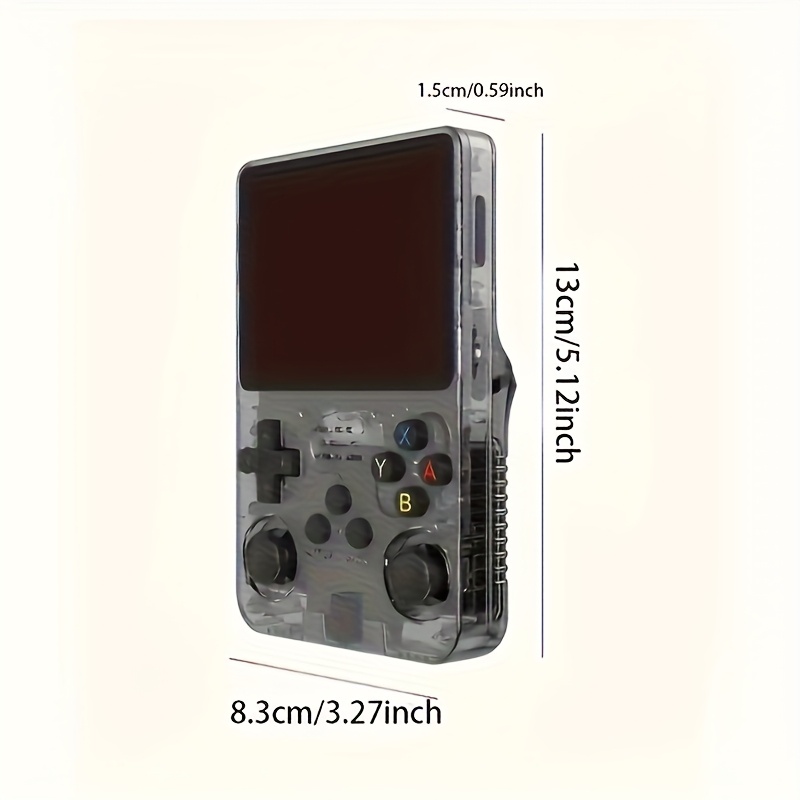 R36S Retro Handheld Game Console Linux System 3.5-inch IPS Screen 64G 20000+ Games  Portable Pocket  Gaming Console