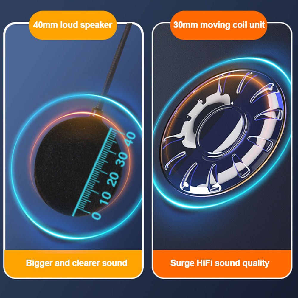 NYF Bluetooth 5.3 Moto Helmet Headset Wireless Handsfree Stereo Earphone Motorcycle Helmet Headphones MP3 Speaker